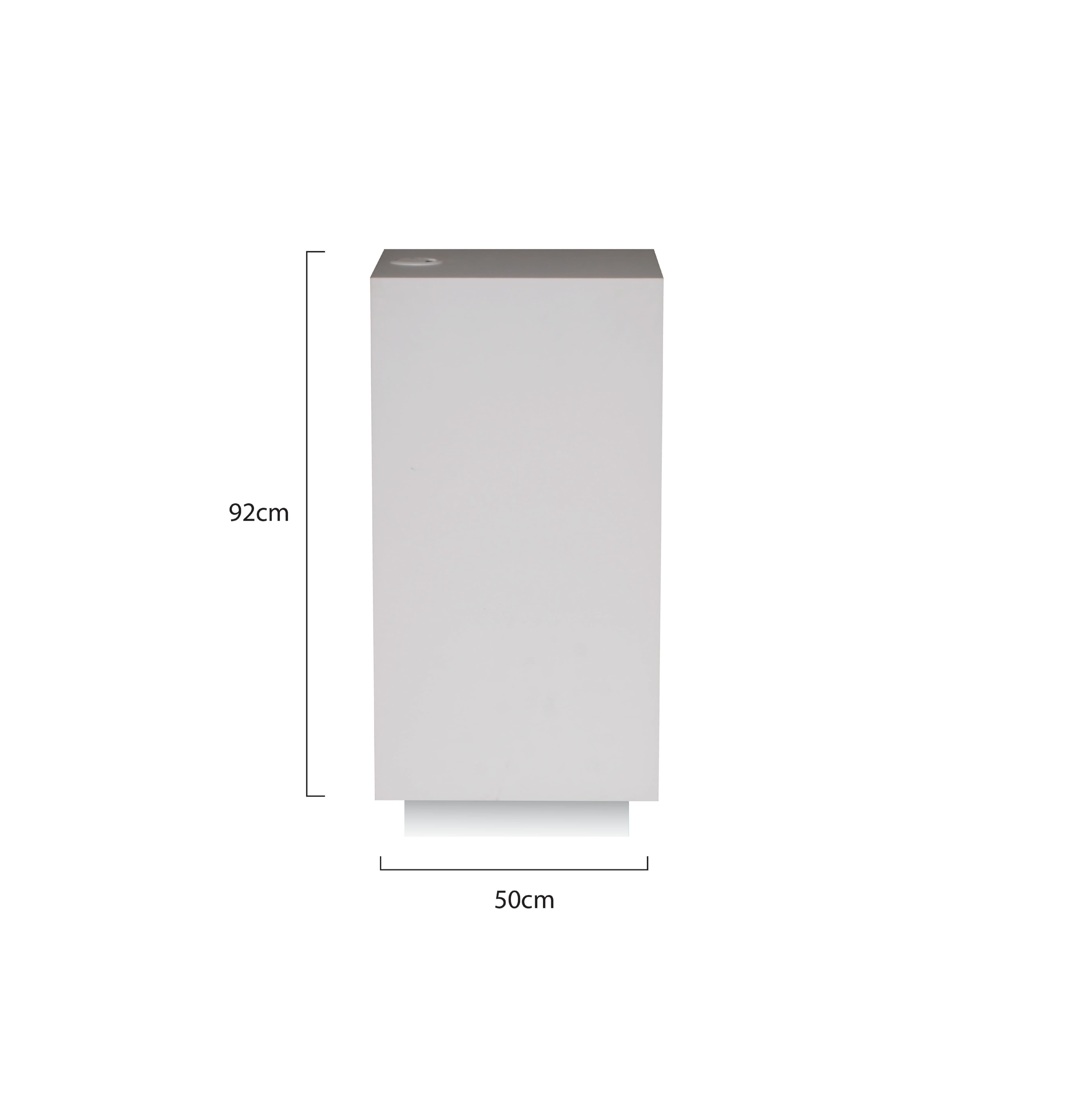 Bespoke Single Door Cabinet - Side View