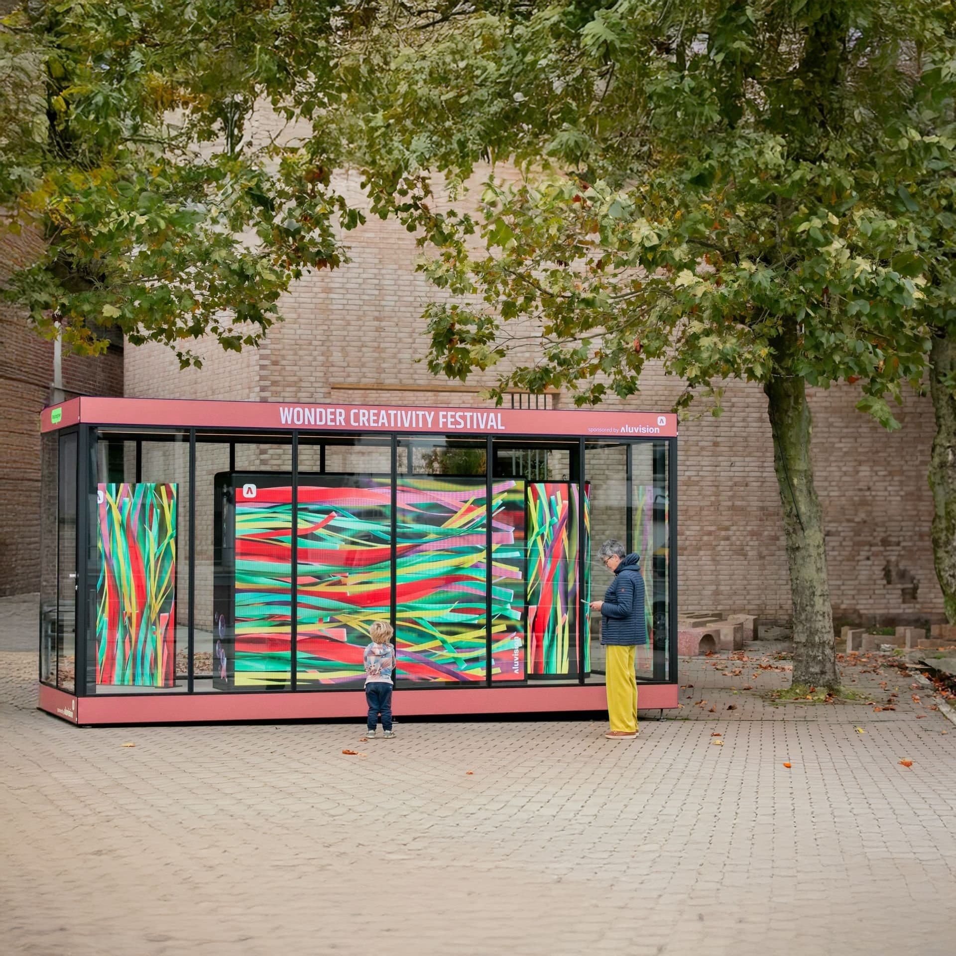 Aluvision event unit at Wonder Creativity Festival