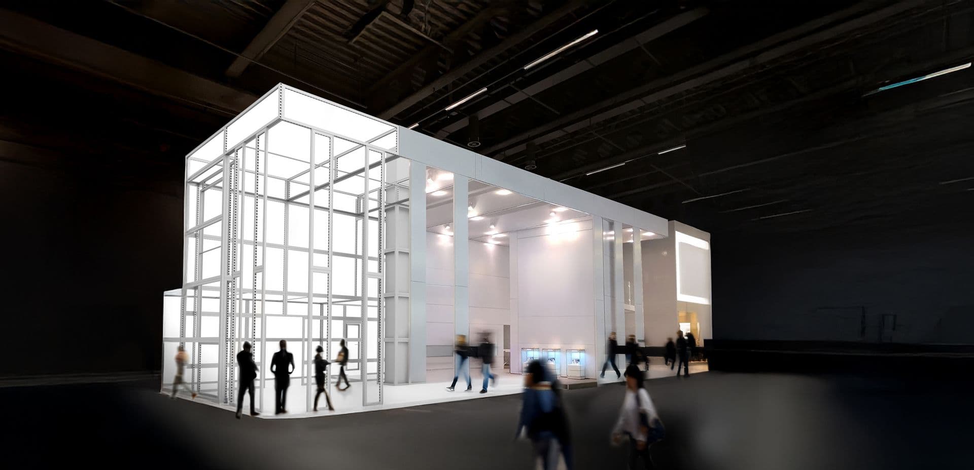 Aluvision modular exhibition stand