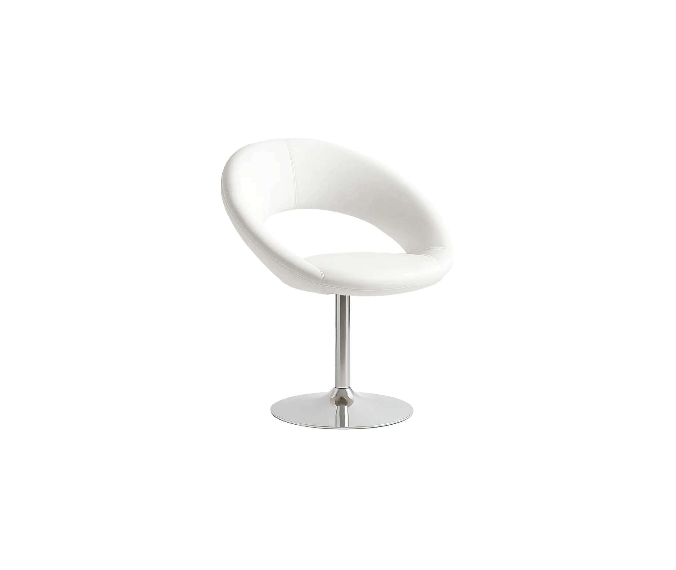 Bow Chair Swivel White