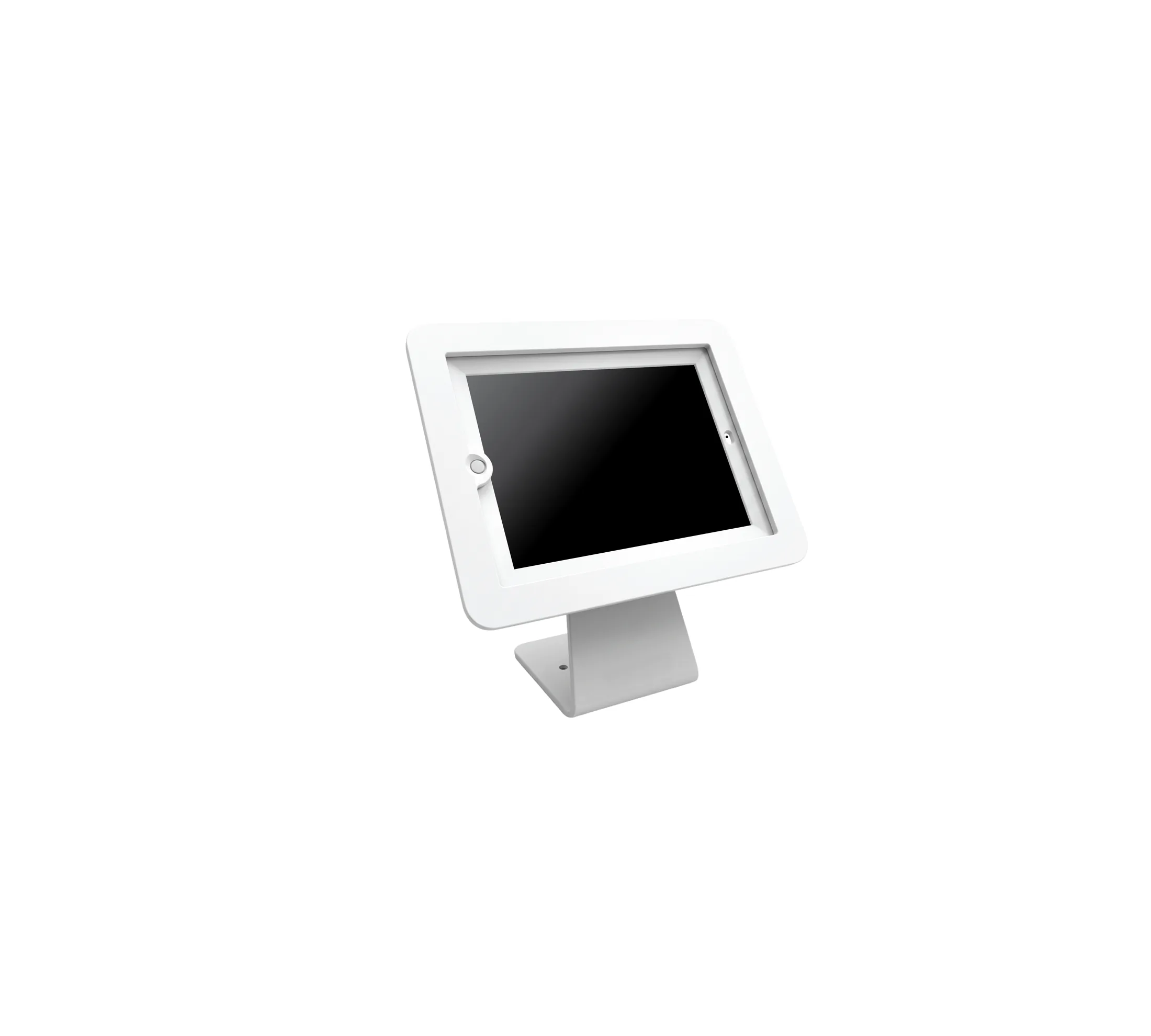 Countertop iPad Kiosk angled view