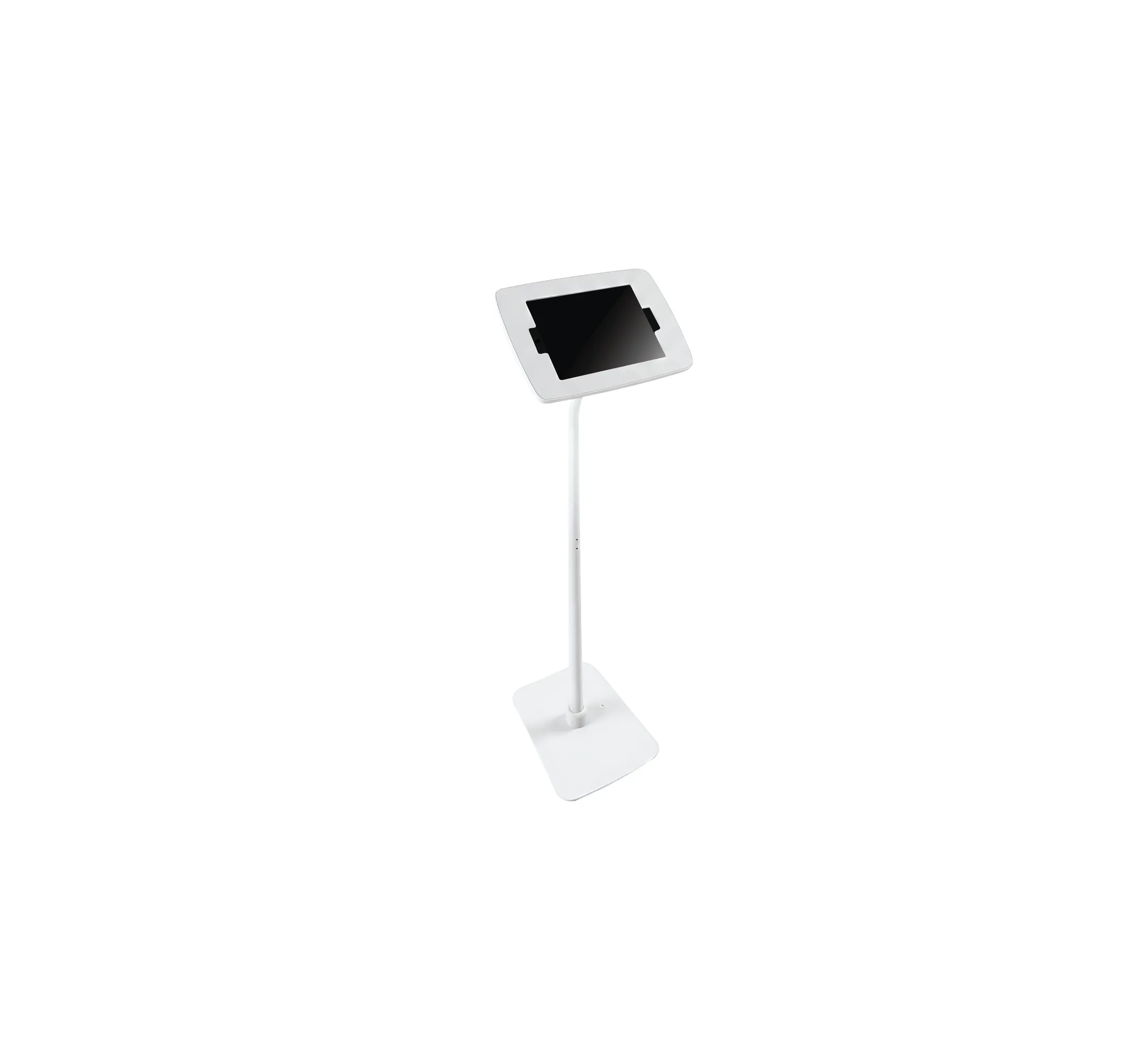 iPad Kiosk front view with tablet mounted