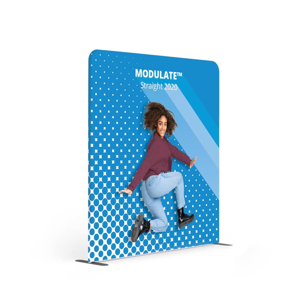 Modulate Straight 2m fabric display